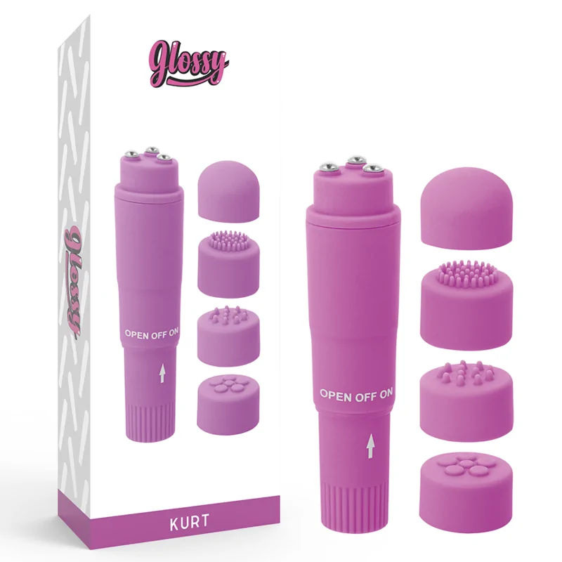 GLOSSY - KURT POCKET MASSAGER PURPLE GLOSSY - KURT POCKET MASSAGER PURPLE