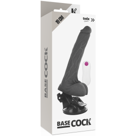 BASECOCK - VIBRATEUR NATUREL RÉALISTE TÉLÉCOMMANDE 19 CM