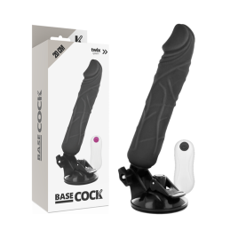 BASECOCK - VIBRATORE REALISTICO TELECOMANDO FLESH 20 CM
