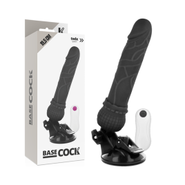 BASECOCK -  REALISTIC VIBRATOR REMOTE CONTROL FLESH 19.5 CM