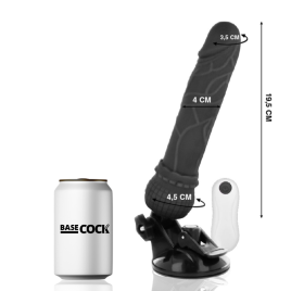 BASECOCK - VIBRATEUR TÉLÉCOMMANDE NATUREL RÉALISTE 19,5 CM
