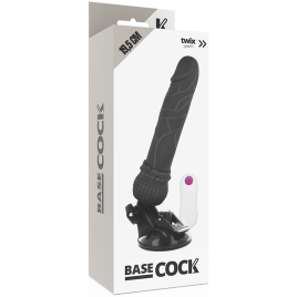 BASECOCK - VIBRATORE TELECOMANDO NATURALE REALISTICO 19,5 CM