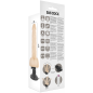 BASECOCK - VIBRATEUR ARTICULABLE TÉLÉCOMMANDE NOIR 21 CM -O- 5 CM