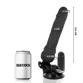 BASECOCK - VIBRATORE TELECOMANDO NATURALE REALISTICO 19,5 CM