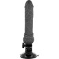 BASECOCK - VIBRATEUR RÉALISTE TÉLÉCOMMANDE NOIR 19.5 CM -O- 4 CM