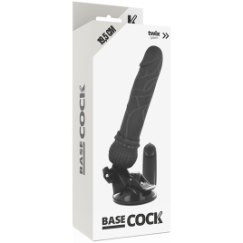 BASECOCK - VIBRATORE TELECOMANDO NATURALE REALISTICO 19,5 CM