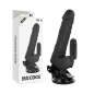 BASECOCK - VIBRATEUR RÉALISTE TÉLÉCOMMANDE NOIR 18,5 CM