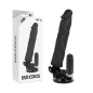 BASECOCK - VIBRATEUR RÉALISTE TÉLÉCOMMANDE NOIR 21 CM