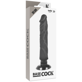 BASECOCK - VIBRATEUR RÉALISTE 2-1 NATUREL 20 CM