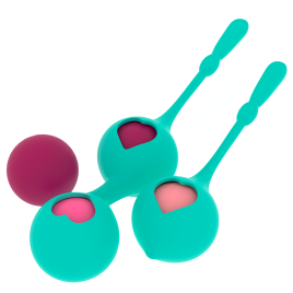 RITHUAL- SET DI ALLENAMENTO PELVICO DEVA AQUA GREEN