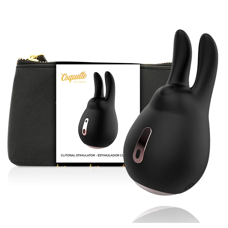 COQUETTE CHIC DESIRE - STIMULATEUR CLITORIAL NOIR / OR COQUETTE CHIC DESIRE - STIMULATEUR CLITORIAL NOIR / OR