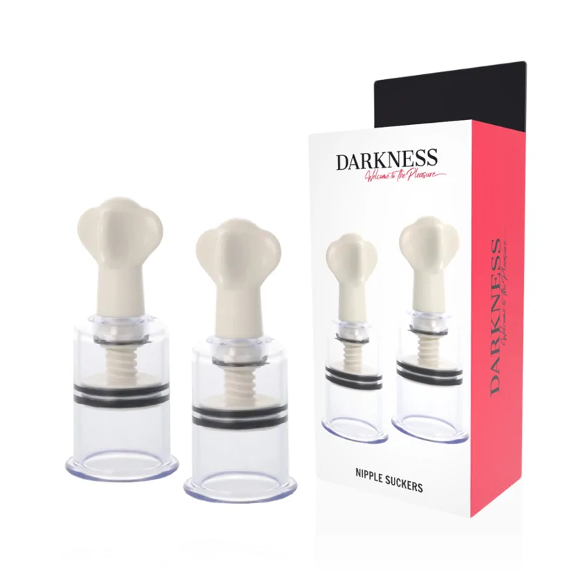 DARKNESS - TRANSPARENT NIPPLE STIMULATING WAVES 5CM DIMETER DARKNESS - TRANSPARENT NIPPLE STIMULATING WAVES 5CM DIMETER