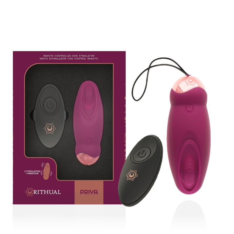 RITHUAL - PRIYA EGG TELECOMANDO G-SPOT + VIBRAZIONE RITHUAL - PRIYA EGG TELECOMANDO G-SPOT + VIBRAZIONE