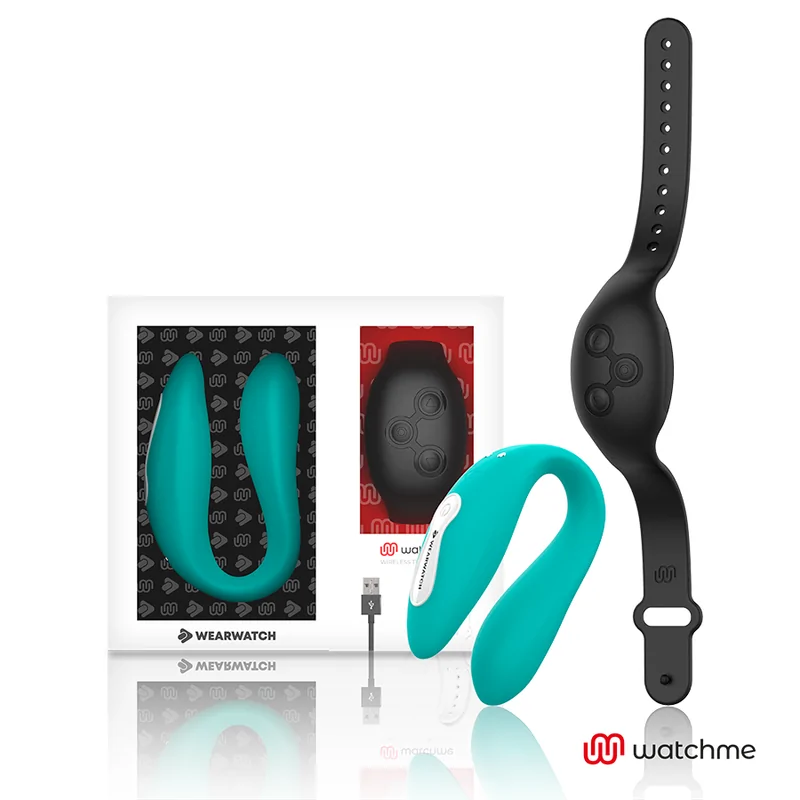 WEARWATCH - OROLOGIO VIBRATORE A DOPPIA TECNOLOGIA ACQUAMARINA / JET WEARWATCH - OROLOGIO VIBRATORE A DOPPIA TECNOLOGIA ACQUAMARINA / JET