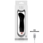 DOLCE VITA - VIBRATORE RICARICABILE ONE BLACK 10 VELOCITÀ DOLCE VITA - VIBRATORE RICARICABILE ONE BLACK 10 VELOCITÀ