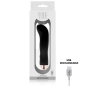 DOLCE VITA - VIBRATEUR RECHARGEABLE DEUX NOIR 7 VITESSES DOLCE VITA - VIBRATEUR RECHARGEABLE DEUX NOIR 7 VITESSES