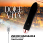 DOLCE VITA - AUFLADBARER VIBRATOR VIER SCHWARZ 7 GESCHWINDIGKEITEN DOLCE VITA - AUFLADBARER VIBRATOR VIER SCHWARZ 7 GESCHWINDIGKEITEN