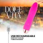 DOLCE VITA - VIBRATEUR RECHARGEABLE QUATRE ROSE 7 VITESSES DOLCE VITA - VIBRATEUR RECHARGEABLE QUATRE ROSE 7 VITESSES