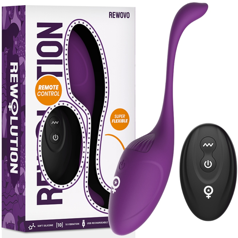 REWOLUTION - REWOVO EGG VIBRATOR REMOTE CONTROL REWOLUTION - REWOVO EGG VIBRATOR REMOTE CONTROL
