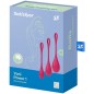 SATISFYER - SET DA ALLENAMENTO YONI POWER 1 ROSSO SATISFYER - SET DA ALLENAMENTO YONI POWER 1 ROSSO