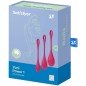 SATISFYER - ENSEMBLE ENTRAÎNEMENT YONI POWER 1 ROUGE SATISFYER - ENSEMBLE ENTRAÎNEMENT YONI POWER 1 ROUGE