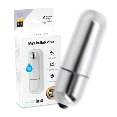 ONLINE - MINI SILBER VIBRIERENDE KUGEL