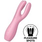 SATISFYER THREESOME 3 VIBRATOR - ROSA