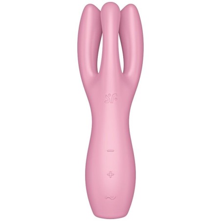 SATISFYER THREESOME 3 VIBRATOR - ROSA