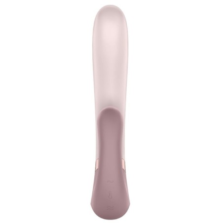 SATISFYER - APPLICATION HEAT WAVE VIBRATEUR BLANC