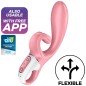 SATISFYER HUG ME RABBIT VIBRATOR APP - PINK SATISFYER HUG ME RABBIT VIBRATOR APP - PINK