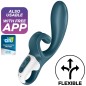 SATISFYER HUG ME RABBIT VIBRATOR APP - PINK