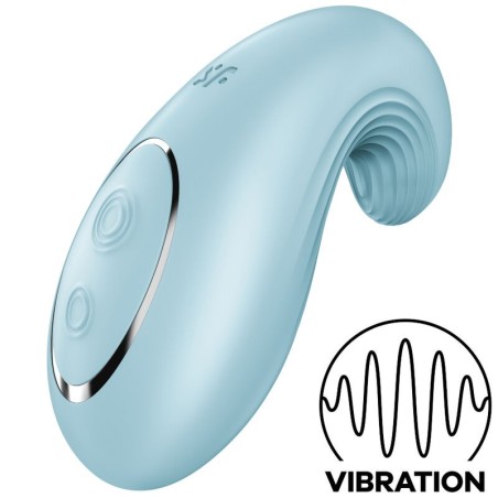 SATISFYER - VIBRATEUR POSER DIPPING DELIGHT ROUGE