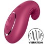 SATISFYER DIPPING DELIGHT LAY-ON VIBRATOR - RED SATISFYER DIPPING DELIGHT LAY-ON VIBRATOR - RED