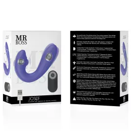 MR BOSS - JOSEF TÉLÉCOMMANDE PULSATION VIBRATION POUR COUPLES