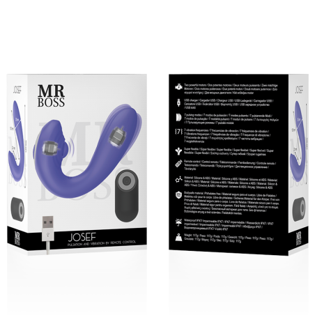 MR BOSS - JOSEF PULSATION  VIBRATION REMOTE CONTROL FOR COUPLES