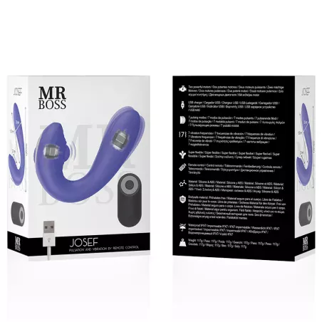 MR BOSS - JOSEF PULSATIONS- VIBRATIONSFERNBEDIENUNG FÜR PAARE