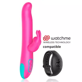 HAPPY LOKY - PLUTO RABBIT VIBRATOR ROTATOR WATCHME WIRELESS TECHNOLOGY COMPATIBLE