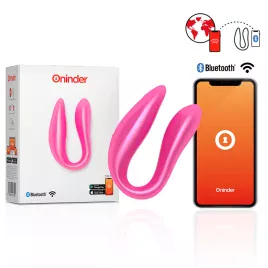ONINDER - LISBOA G-SPOT CLITORAL STIMULATOR PINK - FREE APP