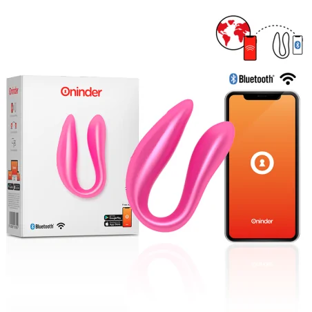 ONINDER - LISBOA G-SPOT CLITORAL STIMULATEUR NOIR - APPLICATION GRATUITE