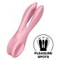 SATISFYER - VIBRATEUR THREESOME 1 ROSE SATISFYER - VIBRATEUR THREESOME 1 ROSE