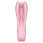 SATISFYER - VIBRATEUR THREESOME 1 ROSE SATISFYER - VIBRATEUR THREESOME 1 ROSE