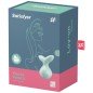 SATISFYER VIVA LA VULVA 3 LAY-ON VIBRATOR - GREEN