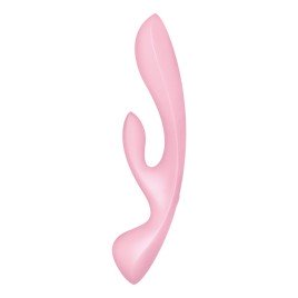 SATISFYER - VIBRATION HYBRIDE TRIPLE OH BLEU