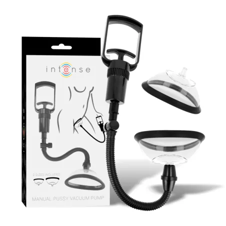 INTENSE - PUMP VAGINALE HANDPUMPE MIT ZWEI AUSTAUSCHBAREN BECHERN