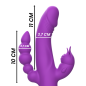 INTENSE - CASANOVA RABBIT SILICONE VIBRATOR TRIPLE MOTOR PURPLE INTENSE - CASANOVA RABBIT SILICONE VIBRATOR TRIPLE MOTOR PURPLE