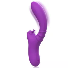 INTENSE - VIBRATEUR FLEXIBLE HARRY AVEC LANGUE VIOLET