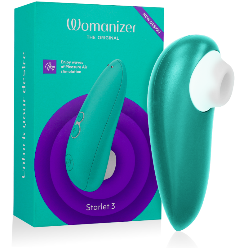 WOMANIZER - STIMULATEUR CLITORAL STARLET 3 TURQUOISE WOMANIZER - STIMULATEUR CLITORAL STARLET 3 TURQUOISE