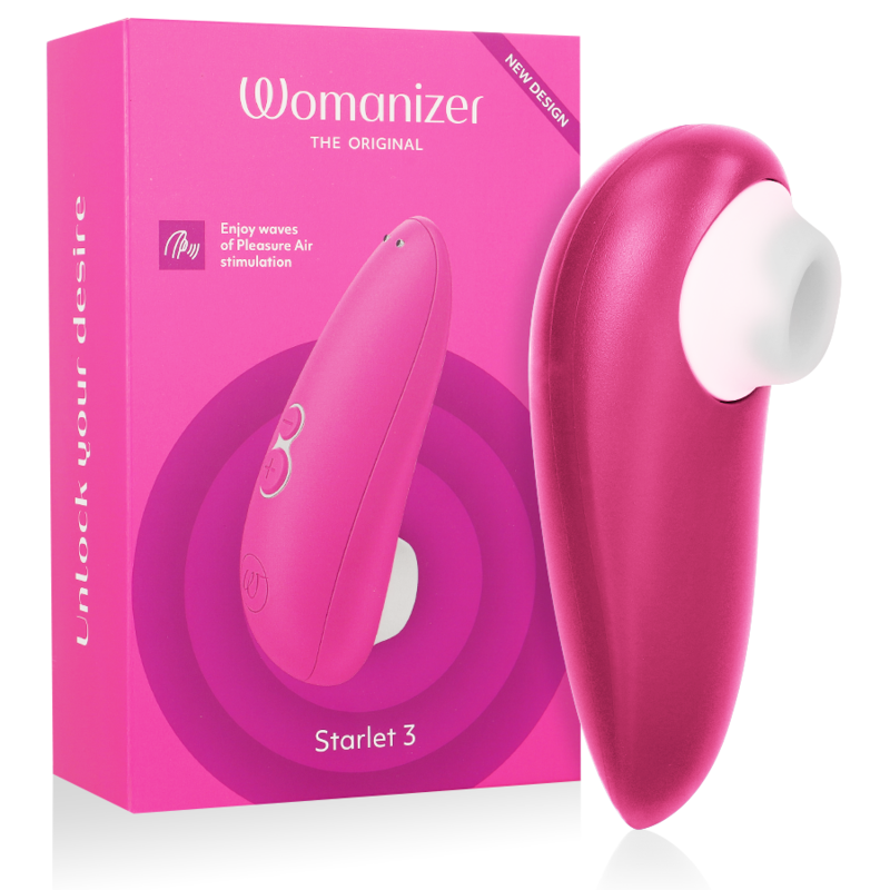 WOMANIZER - STARLET 3 CLITORAL STIMULATOR PINK WOMANIZER - STARLET 3 CLITORAL STIMULATOR PINK
