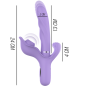 INTENSE - BILLIE VIBRATORE MULTIFUNZIONE RICARICABILE ONDE STIMOLANTI CON PULSANTE VIOLA INTENSE - BILLIE VIBRATORE MULTIFUNZIONE RICARICABILE ONDE STIMOLANTI CON PULSANTE VIOLA