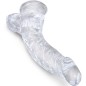 KING COCK - CLEAR PÉNIS COURBE RÉALISTE AVEC BOULES 16.5 CM TRANSPARENT KING COCK - CLEAR PÉNIS COURBE RÉALISTE AVEC BOULES 16.5 CM TRANSPARENT